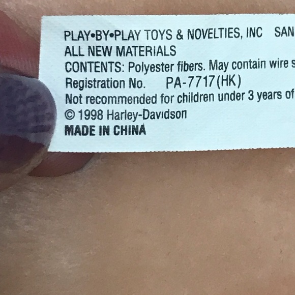 1998 plush Harley Davidson hog - Picture 6 of 6